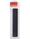 Legrand Разклонител ЧЕРЕН 6x2P+E без кабел Premium NEW  - 694548 - 2