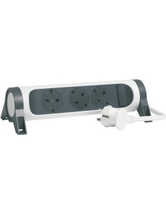 Legrand Разклонител БЯЛ 3x2P+E с кабел 1.5 метра / 3x1.5мм2 Premium NEW - 694527 - Цена | LEDs4economy