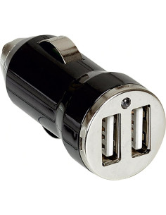 Legrand Зарядно за кола 2хUSB тип A 2.1A 10.5W цвят черен - 050682 - Цена | LEDs4economy