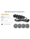 Legrand Разклонител ЧЕРЕН 4x2P+E с кабел 5 метра / 3x1.5мм2 Standard NEW  - 694570 - 4