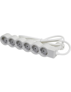 Legrand Разклонител БЯЛ 6x2P+E с кабел 5 метра / 3x1.5мм2 Standard NEW - 694572 - Цена | LEDs4economy