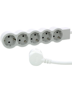 Legrand Разклонител БЯЛ 5x2P+E с кабел 5 метра / 3x1.5мм2 Standard NEW - 694571 - Цена | LEDs4economy