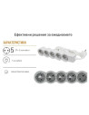 Legrand Разклонител БЯЛ 5x2P+E с кабел 5 метра / 3x1.5мм2 Standard NEW  - 694571 - 5