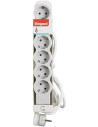 Legrand Разклонител БЯЛ 6x2P+E с кабел 3 метра / 3x1.5мм2 Standard NEW  - 694565 - 3