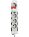 Legrand Разклонител БЯЛ 5x2P+E с кабел 1.5 метра / 3x1.5мм2 Standard NEW  - 694555 - 2