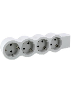 Legrand Разклонител БЯЛ 4x2P+E без кабел Standard NEW - 694575 - Цена | LEDs4economy