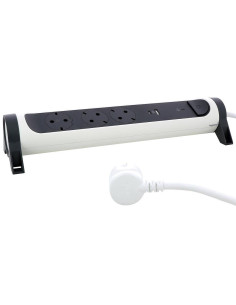 Legrand Разклонител БЯЛ 3x2P+E с кабел 1.5 метра с гръмозащита и USB A+C 3A 15W Premium NEW - 694508 - Цена | LEDs4economy