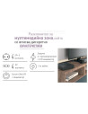 Legrand Разклонител TV ЧЕРЕН 4x2P+E + 4x2P с кабел 2 метра с гръмозащита Corner NEW  - 694595 - 4