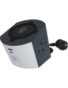 Legrand Разклонител бял 2x2P+E с кабел 2 метра с безжично зарядно 10W и USB A+C 3A 15W Corner NEW  - 694506 - 3