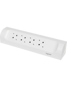 Legrand Разклонител ъглов бял 4x2P+E без кабел Corner NEW - 694503 - Цена | LEDs4economy