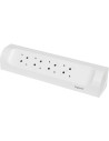 Legrand Разклонител ъглов бял 4x2P+E без кабел Corner NEW  - 694503