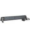Legrand Разклонител ЧЕРЕН 5x2P+E с кабел 1.5 метра с гръмозащита и USB A+C 3A 15W Premium NEW  - 694514 - 4