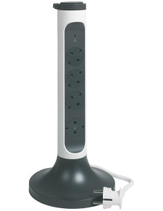 Legrand Колона бяла 4x2P+E с кабел 2 метра с гръмозащита Corner NEW - 694505 - Цена | LEDs4economy