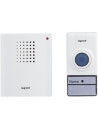 Legrand Безжичен звънец Essential бял комплект с бутон 50 метра IP44, 32 мелодии - 094250 - Цена | LEDs4economy