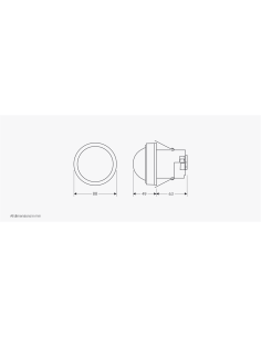Legrand Датчик за присъствие PIR, за открит монтаж или вграждане в таван, 360°, обхват D40m @ 15m, IP40, (EBDHS CP Electronics)  2