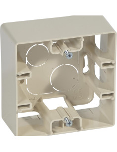 Legrand Конзола единична за открит монтаж цвят крем Niloe - 664898 - Цена | LEDs4economy