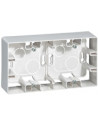 Legrand Конзола двойна за открит монтаж цвят Бял Niloe - 664799 - Цена | LEDs4economy