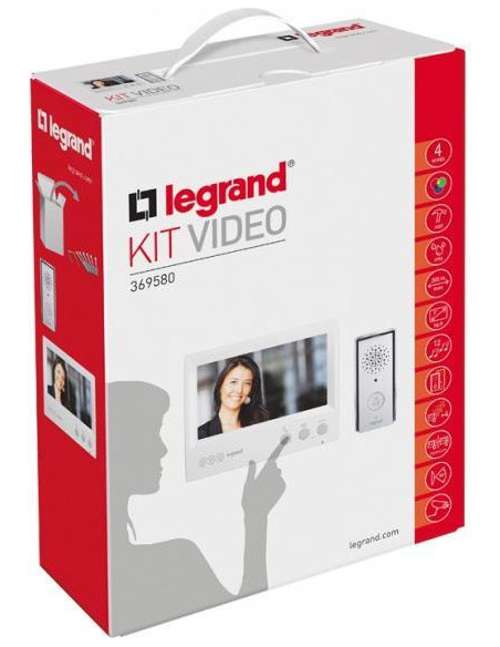 Legrand Видео-домофон комплект Basic 7" дисплей и входен панел 