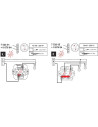 Legrand LED лампа за подсветка (синя) за еднополюсен ключ и бутон 230V 0.15мА  - 067684 - 2