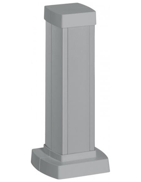 Мини колона с 1 отделение, двустранна, 0.30м, алум. конструкция и капаци, алуминий Snap-On Legrand