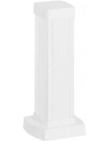 Мини колона с 1 отделение, двустранна, 0.30м, алум. конструкция, PVC капаци, бяла Snap-On Legrand