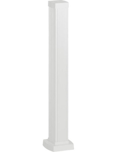 Мини колона с 1 отделение, двустранна, 0.68м, алум. конструкция, PVC капаци, бяла Snap-On Legrand