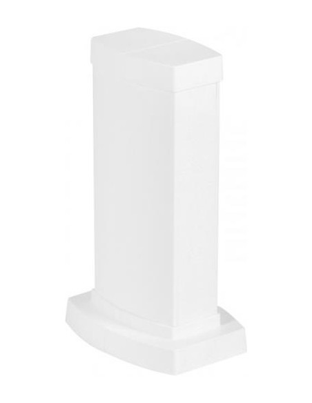 Мини колона с 2 отделения, двустранна, 0.30м, PVC конструкция и капаци, бяла Snap-On Legrand