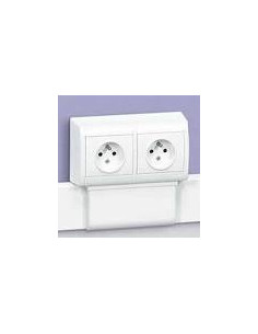 Legrand Кутия за открит монтаж 2x4M за кабелен канал DLP - 031621 - Цена | LEDs4economy 2