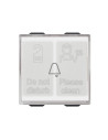 VIMAR 09097 Бутон с подсветка с два хотелски индикатора 1P NO 10 A 230 V 2M  NEVE UP