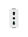 VIMAR 09203 Контакт SICURY италиански стандарт 2P+E 16 A 250 V~ P17/11 Бял 1M  NEVE UP