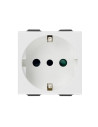 VIMAR 09209 Контакт SICURY италиански стандарт 2P+E 16 A 250 V~ P30 Бял 2M  NEVE UP