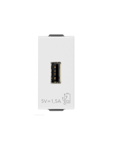 VIMAR 09292 USB захранване тип A 5V 1,5A 1M Бял  NEVE UP | 