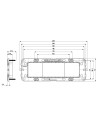 VIMAR 09617 Монтажна рамка за 6-7M конзола, с винтове  NEVE UP - 2