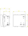 VIMAR 09005.2 Девиаторен ключ 1P 16 AX 250 V~ 2M Бял  NEVE UP - 2