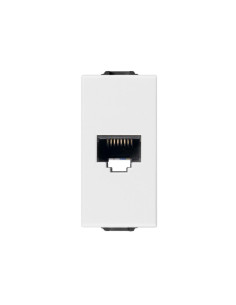 VIMAR 09338.9 RJ45 Интернет розетка кат.5e Netsafe UTP, Бял, 1М NEVE UP - Цена | LEDs4economy