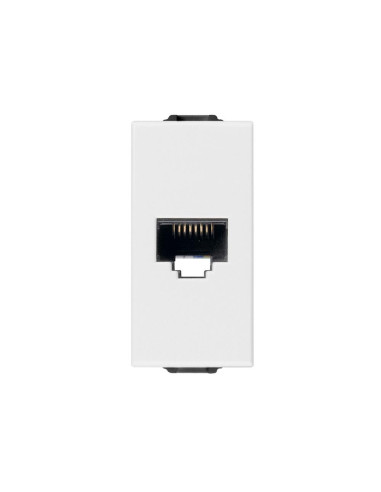 VIMAR 09338.9 RJ45 Интернет розетка кат.5e Netsafe UTP, Бял, 