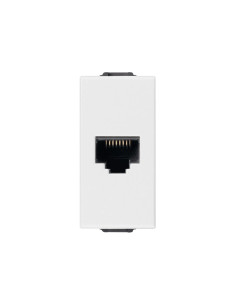 VIMAR 09339.6 RJ45 Интернет розетка кат.6 Netsafe UTP 110, Бял, 1M NEVE UP - Цена | LEDs4economy