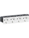 Legrand Контакт ШУКО ЧЕТВОРЕН DLP 8 мод. цвят бял Mosaic - 077604 - Цена | LEDs4economy
