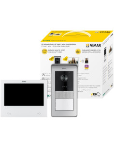 VIMAR K40980 Еднофамилен видеодомофонен кит 7'' IP технология по двупроводна линия. - Цена | LEDs4economy