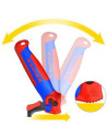 Knipex Инструмент за заголване на кабели, за изолация до 7мм, синьо-червена ръкохватка 145мм, с водач,  - K1650145SB - 3