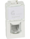 Legrand Розетка RJ11 1 мод. цвят бял Mosaic - 078730 - Цена | LEDs4economy