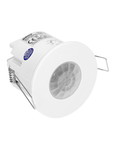 ORNO Датчик за движение PIR, за вграждане в таван, 360°, обхват D6m @ h2.5m, IP65, цвят Бял - OR-CR-267 - Цена | LEDs4economy