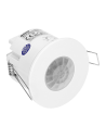 ORNO Датчик за движение PIR, за вграждане в таван, 360°, обхват D6m @ h2.5m, IP65, цвят Бял  - OR-CR-267