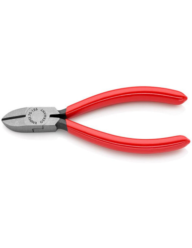 Knipex Клещи диагонални резачки, червена ръкохватка 125мм,  - 