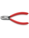 Knipex Клещи диагонални резачки, червена ръкохватка 125мм,  - K7001125 - 4