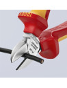 Knipex Клещи диагонални резачки, хромирани, VDE 1000V жълто-червена ръкохватка 140мм,  - K7006140 - 6