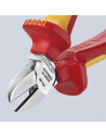Knipex Клещи диагонални резачки, хромирани, VDE 1000V жълто-червена ръкохватка 140мм,  - K7006140 - 8