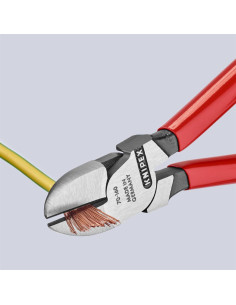 Knipex Клещи диагонални резачки, червена ръкохватка 160мм, - K7001160 - Цена | LEDs4economy 2