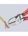 Knipex Клещи диагонални резачки, червена ръкохватка 160мм,  - K7001160 - 5