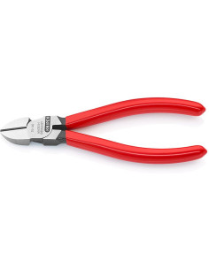 Knipex Клещи диагонални резачки, червена ръкохватка 140мм, - K7001140 - Цена | LEDs4economy